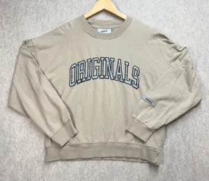 Brooklyn‎ Cloth Originals Tan Graphic Sweatshirt Women Small Crewneck Streetwear thumbnail 1