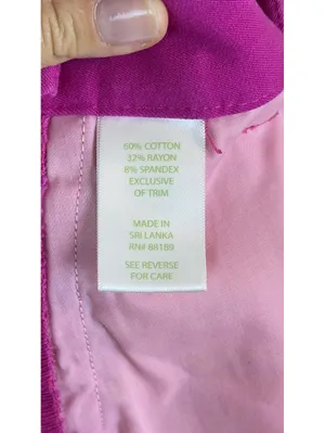Lilly Pulitzer Sloane 5” Stretch Shorts Passion Pink Magenta Size 6 Preppy thumbnail 4