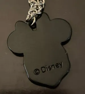 Disney Set Lot of 2 Minnie Mouse Best Friends Necklaces Necklace silver chain 18” New thumbnail 6