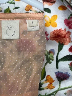 Anthropologie E by Eloise pajama top women’s size small thumbnail 4