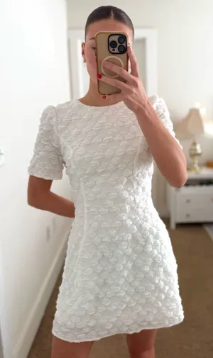 white mini dress thumbnail 1