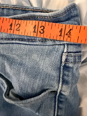 Levi's Light Blue Distressed 711 Skinny Jeans - Women's size 29 thumbnail 5