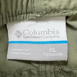 Columbia‎ Women's XL Olive Green Hiking Cargo Pants Lightweight Drawstring Waist thumbnail 6