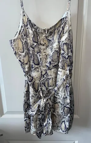 She & Sky Snakeskin Romper thumbnail 3