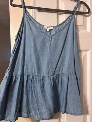 Mine Blue Denim Tank Yop Size L thumbnail 1