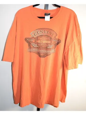 Harley-Davidson 3XL Orange Graphic Tee – NW HD Olympia WA Since 1994 thumbnail 1