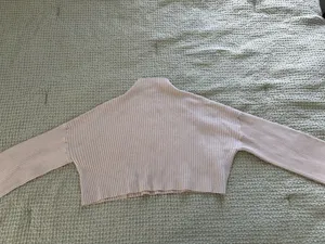 Olivaceous turtle neck sweater bell sleeve, size medium thumbnail 8