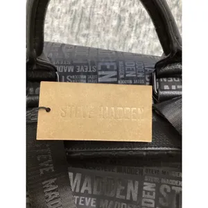 Steve Madden BSOLLY Backpack Black Multi Logo‎ Print Nylon Bag DO328735 NEW thumbnail 6