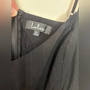 Lulu's Full Heart Black Smocked Midi Dress Size XL thumbnail 11