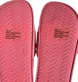 LONDON FOG COLLECTION Coral Pink Skyden Platform Slip On Slide Sandals, US7 thumbnail 8