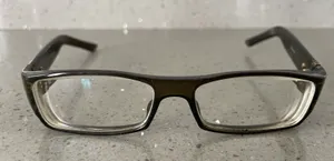 Gucci GG 1444 988 Brown Rectangular Eyeglasses Frames ONLY 130 Full Rim Italy thumbnail 1