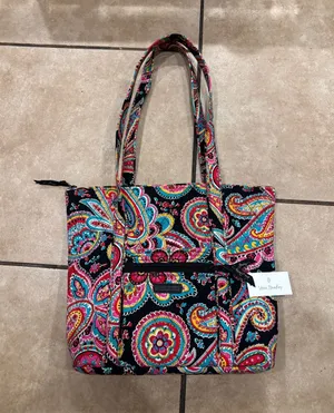 Vera Bradley Villager Tote in Parisian Paisley thumbnail 1