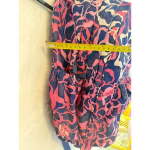 Vera Bradley Floral Backpack Navy Pink White Canvas School Travel Bag‎ thumbnail 4