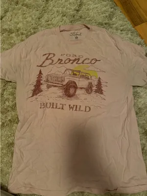Bronco T Shirt Pink Size L thumbnail 1
