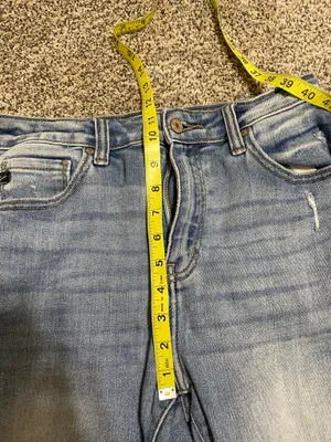 KanCan Blue Skinny Jeans with Distressed Details thumbnail 11