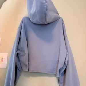 TNA Aritzia Lavender Cropped AiryAF Fleece Hoodie 1 XL thumbnail 5