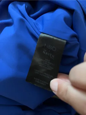 NBD x Naven Twins Mini Dress in Royal Blue size small thumbnail 5