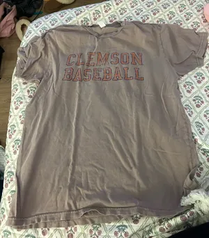 Clemson Baseball Tee Gray Size L thumbnail 1