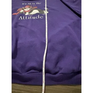 Vintage Cat decal "It's All In The Attitude" 80's 90's Morning-sun Women's Purpl thumbnail 7