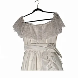 Vintage Wedding‎ White Lace Dress Size M thumbnail 16
