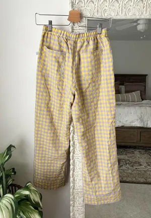 Anthropologie Find Me Now Rhonda Gingham Pant thumbnail 7