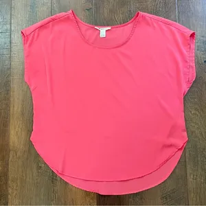 FOREVER 21 pink/coral top, size M thumbnail 1