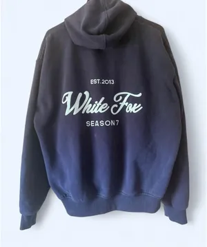 White Fox Boutique Hoodie Navy Blue thumbnail 2