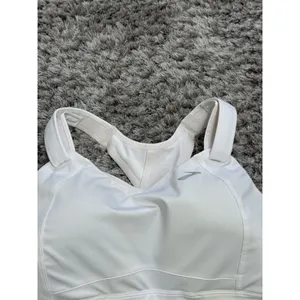 Brooks Sports Bra Women's Size 34F White Running Exercise Training High Support thumbnail 3