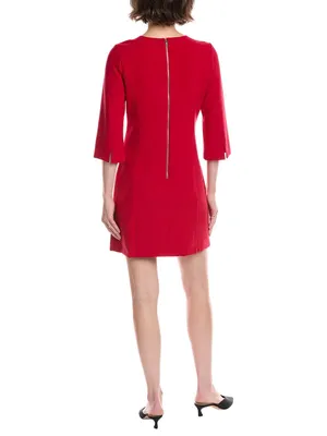 Alice & Olivia Gem Shift Dress Red‎ Size 4 thumbnail 3