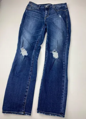 Rock & Republic Kaia Distressed Denim Jean Size 12 thumbnail 2
