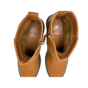 G. C. Shoes Strappy Buckle Moto Cognac Kingsburg Ankle Boots 8.5 EU‎ 39 Casual thumbnail 5