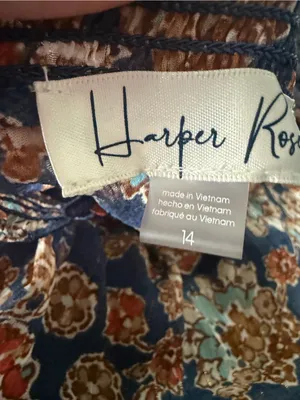 Harper Rose Sky Captain Balloon Sleeve Mockneck Trapeze Dress Victorian 14 thumbnail 8