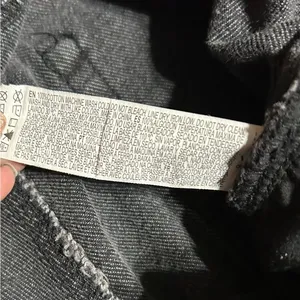 Forever 21 🏷️🏷️Women 33 Black wash, high rise, wide leg denim jeans thumbnail 6