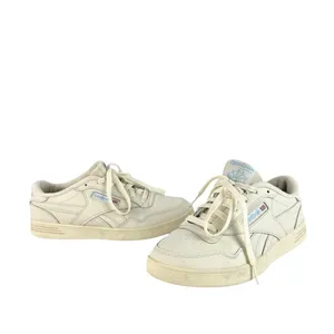 Reebok CLUB MEMT Women's Cream White Leather Lace Up Low Top Sneakers Shoes Sz 8 thumbnail 5