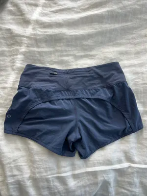 Lululemon Run Times Short II *4" Cadet Blue Sz 4 $58 thumbnail 2