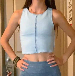 American Eagle Blue  Crop Top! thumbnail 2