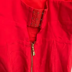 NBD X NAVEN Mini Rose Dress in True Red XS Club Going Out Date night Party #800 thumbnail 7