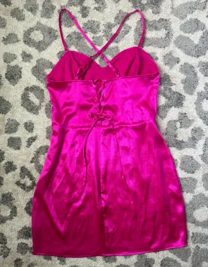 Short Dress Hot Pink thumbnail 2