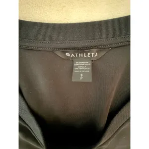 Athleta Seasoft Scoop Neck Sweatshirt Women's Small Black Pullover Modal Blend thumbnail 5