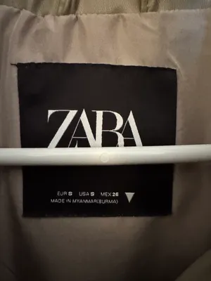 ZARA Tan Leather Vest thumbnail 2