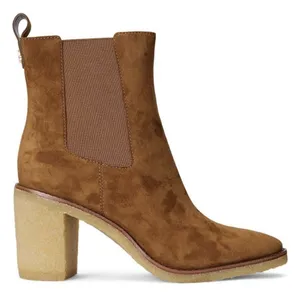 Ralph Lauren Marianna Bootie - Water Repellant Suede Brown Size 5.5 thumbnail 2