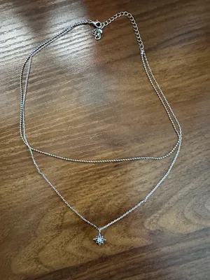 Silver Choker necklace thumbnail 1