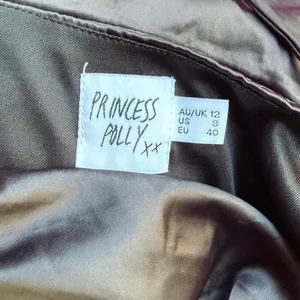 *flawed* PRINCESS POLLY Black Satin Dress thumbnail 7