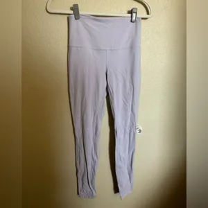Lululemon align High-rise pant 28”‎ in lilac ether size 6 thumbnail 2
