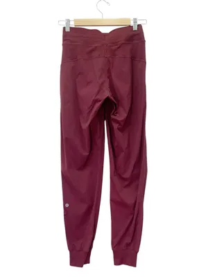 Lululemon Dance Studio Jogger Size 4 Deep Rouge Burgundy Swift Pants W5BPJS thumbnail 3