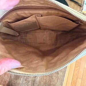 Brighton‎ Barbardos Cream Pebble Leather Braided Strap Shoulder Bag Artisan Boho thumbnail 6