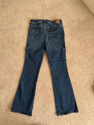 American Eagle Cargo Kick Bootcut Jeans thumbnail 5