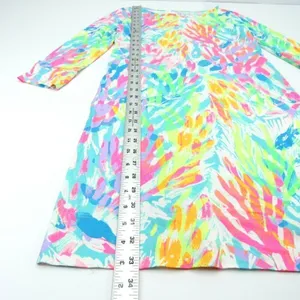 New Lilly Pulitzer Marlowe Dress Sparkling Sands X-Small‎ XS (26014) L/Sleeve thumbnail 6