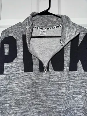 Victoria's Secret PINK Quarter-Zip Pullover thumbnail 2