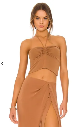 Rag & Bone Christy Halter Top Light Brown Size Medium NWT thumbnail 1